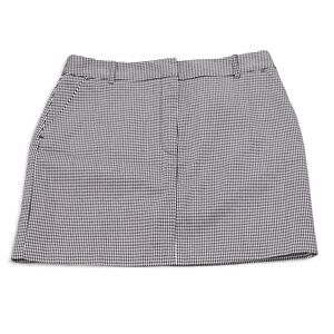 Topshop Black and White Checkered Mini Skirt NWT US Size 8